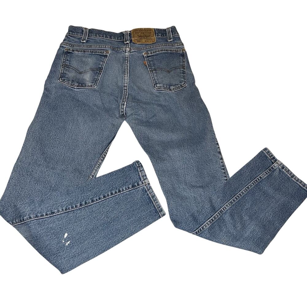 Vintage Levis 505 Jeans Mens W33 L32 Orange Tab Made In USA